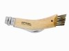 Nóż składany Opinel 8 INOX - Ostrze ze stali nierdzewnej, blokada Viroblock, nóż do grzybobrania i turystyki - 8,5 cm - Opinel